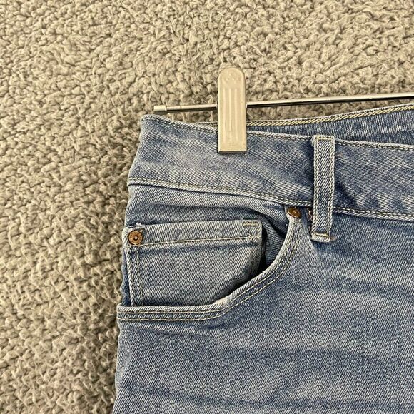 Refuge Skinny Jeans Women 2 Blue Medium Wash Distressed Mid Rise Denim - Picture 2 of 10